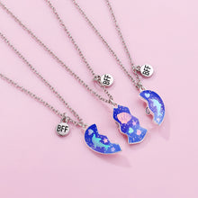 Load image into Gallery viewer, Children&#39;s Necklace Dolphin Shell Oil Dripping Three-piece Set Creative
