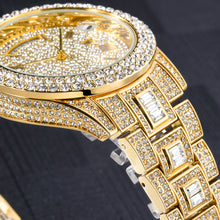 Load image into Gallery viewer, Outside The Watch Fashionable High-end Double Calendar Business Full Diamond Quartz
