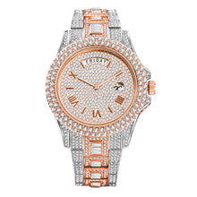 Load image into Gallery viewer, Outside The Watch Fashionable High-end Double Calendar Business Full Diamond Quartz
