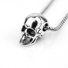 Load image into Gallery viewer, Titanium Steel Skull Men&#39;s Necklace Halloween Men&#39;s Pendant
