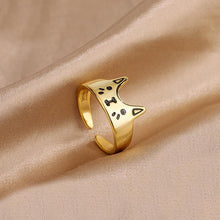 Load image into Gallery viewer, Women&#39;s Cute Cartoon Epoxy Cat Ring
