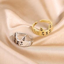 Load image into Gallery viewer, Women&#39;s Cute Cartoon Epoxy Cat Ring
