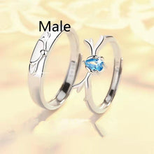 Load image into Gallery viewer, Couple A Pair Of Simple Men And Women Rings
