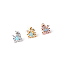 Load image into Gallery viewer, Piercing Ear Jewelry Fashion Zircon Stainless Steel European And American Ear Bone Studs
