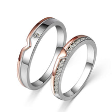 Load image into Gallery viewer, 925 Sterling Silver Romantic Couple Rings For Men And Women
