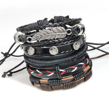 Load image into Gallery viewer, Men&#39;s Multi-root Bracelet Bracelet Alloy Bracelet Europe and America
