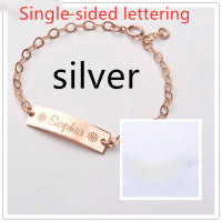 Load image into Gallery viewer, Personalized lettering children bracelet
