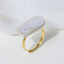 Load image into Gallery viewer, Baroque Pearl Ring Women
