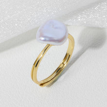 Load image into Gallery viewer, Baroque Pearl Ring Women
