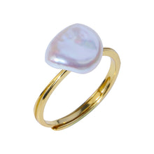 Load image into Gallery viewer, Baroque Pearl Ring Women
