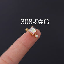 Load image into Gallery viewer, Bone Nail Screw Ball Screw Ear Nail Piercing Jewelry
