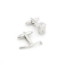 Load image into Gallery viewer, Dentist&#39;s Tools Dental Mirror Cufflinks Fun Wedding Cufflinks
