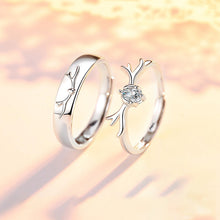 Load image into Gallery viewer, Couple A Pair Of Simple Men And Women Rings
