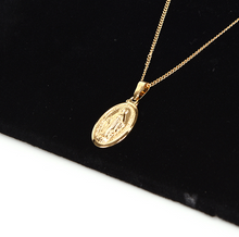 Load image into Gallery viewer, Virgin Mary Necklace Christmas Gifts Silve Gold Color Women Men Jewelry Cross Pendant Necklaces
