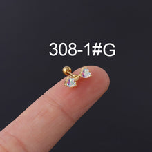 Load image into Gallery viewer, Bone Nail Screw Ball Screw Ear Nail Piercing Jewelry
