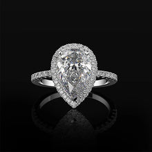 Load image into Gallery viewer, Women&#39;s Fashion Drop Shaped Zircon Wedding Rings
