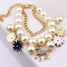 Load image into Gallery viewer, Pearl Flower Bracelet Jewelry
