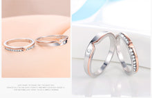 Load image into Gallery viewer, 925 Sterling Silver Romantic Couple Rings For Men And Women
