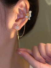 Load image into Gallery viewer, Butterfly Tassel Ear Cuff Without Piercing
