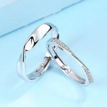 Load image into Gallery viewer, S925 Sterling Silver Couple Rings With Diamonds For Men And Women
