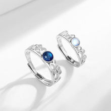 Load image into Gallery viewer, A Pair Of Fashionable Sterling Silver Couple Rings
