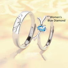 Load image into Gallery viewer, Couple A Pair Of Simple Men And Women Rings
