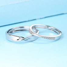 Load image into Gallery viewer, S925 Sterling Silver Couple Rings With Diamonds For Men And Women
