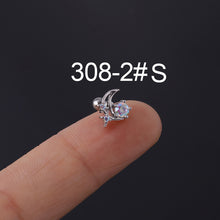 Load image into Gallery viewer, Bone Nail Screw Ball Screw Ear Nail Piercing Jewelry
