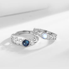 Load image into Gallery viewer, A Pair Of Fashionable Sterling Silver Couple Rings
