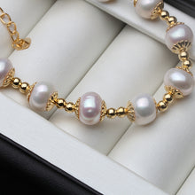 Load image into Gallery viewer, Real Freshwater Round Pearl Bracelet For Women Natural Pearl
