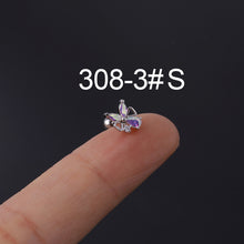 Load image into Gallery viewer, Bone Nail Screw Ball Screw Ear Nail Piercing Jewelry
