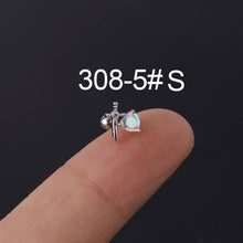 Load image into Gallery viewer, Bone Nail Screw Ball Screw Ear Nail Piercing Jewelry
